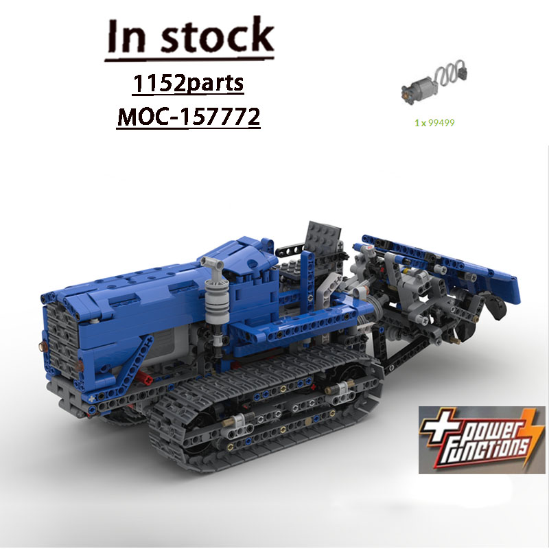 Urban Farming Model - Конструктор MOC-157772: Городской сельскохозяйственный гусеничный трактор,