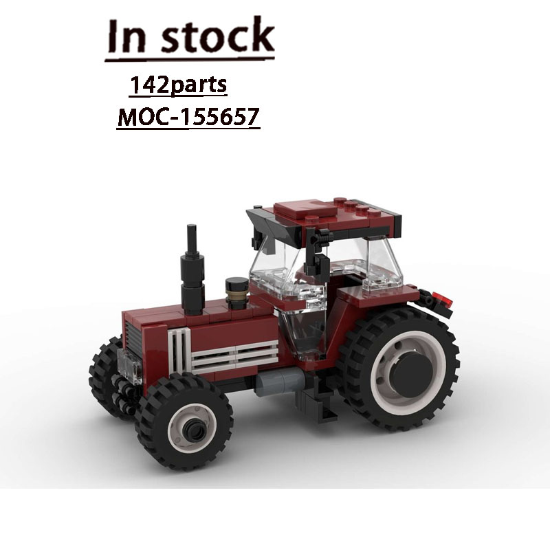 Urban Farming Model - Конструктор MOC-155657 «Городская ферма»: Ретро-трактор, 142